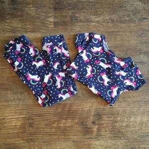 Carter’s unicorn pajamas set size 5T